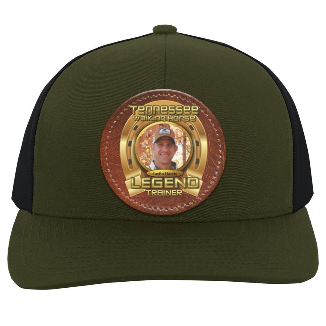 JUSTIN HARRIS (TWH LEGENDS) HAT 104C Trucker Snap Back - Patch