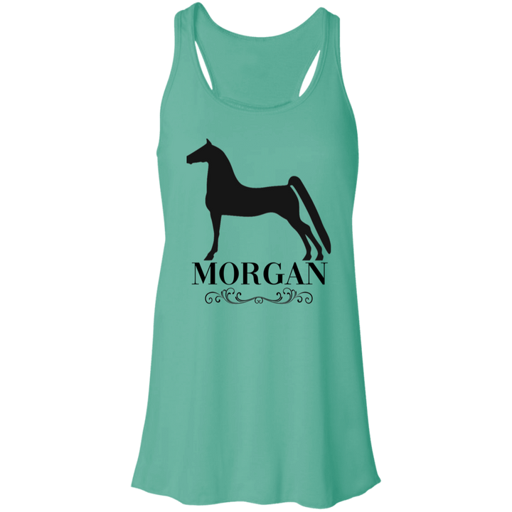 MORGAN STYLE 1 4HORSE B8800 Flowy Racerback Tank