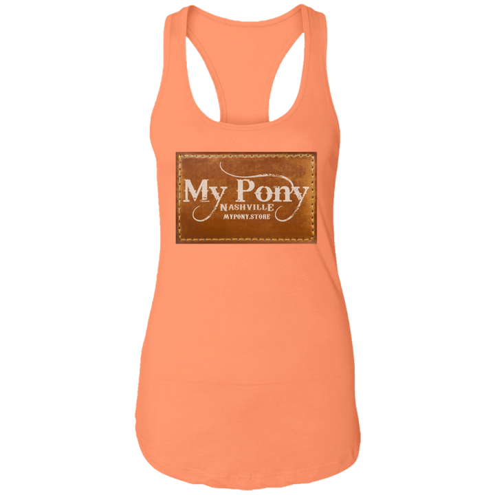 MY PONY NASHVILLE BRAND NL1533 Ladies Ideal Racerback Tank