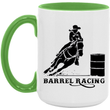 BARREL  ART TUMBLER 4HORSE AM15OZ 15oz. Accent Mug