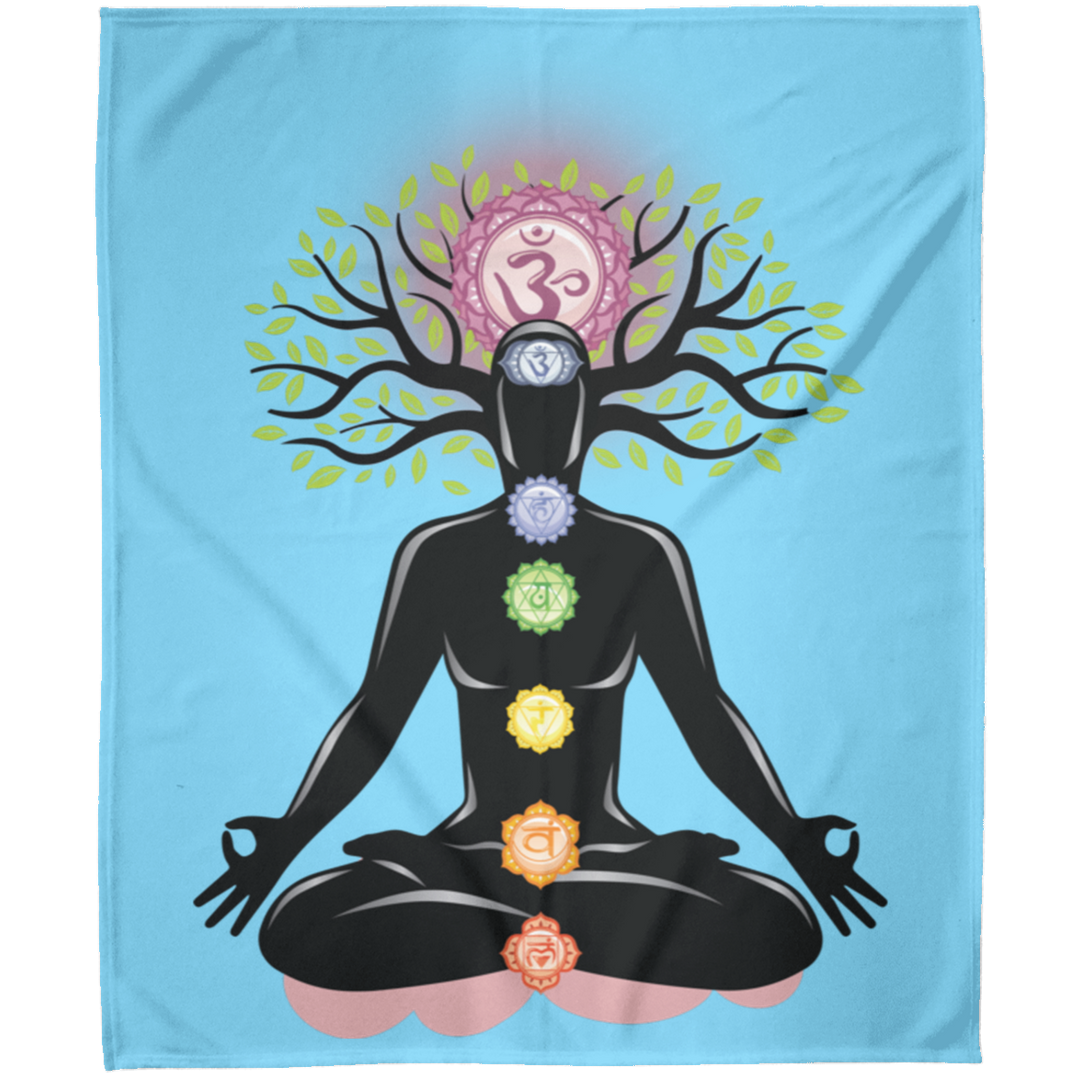CHAKRAS PLUSH BLANKET (12 STYLES AND SIZES)