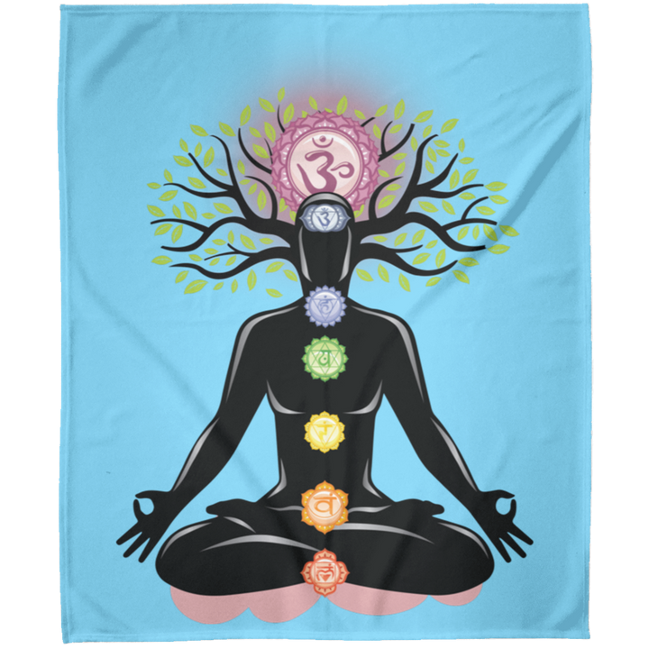 CHAKRAS PLUSH BLANKET (12 STYLES AND SIZES)