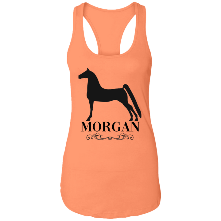 MORGAN STYLE 1 4HORSE NL1533 Ladies Ideal Racerback Tank