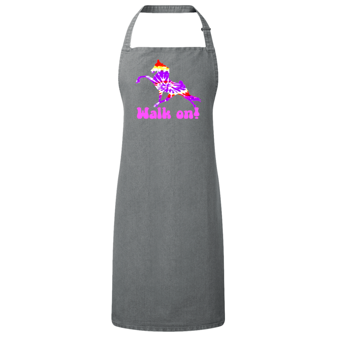 TIE DYE WALK ON RP150 Sustainable Unisex Bib Apron