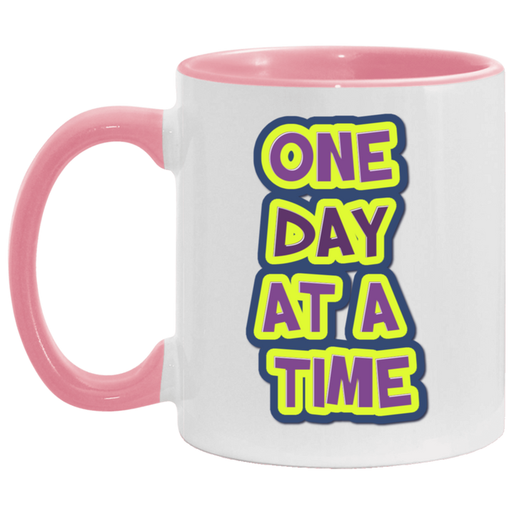 ONE DAY AT A TIME (RECOVERY) AM11OZ 11 oz. Accent Mug