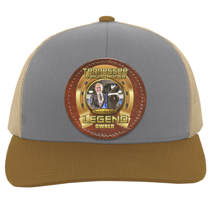 SARAH COFFEE BURKS (TWH LEGENDS) HAT 104C Trucker Snap Back - Patch