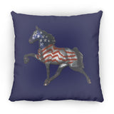 Tennessee Walking Horse Performance All American ZP16 Medium Square Pillow