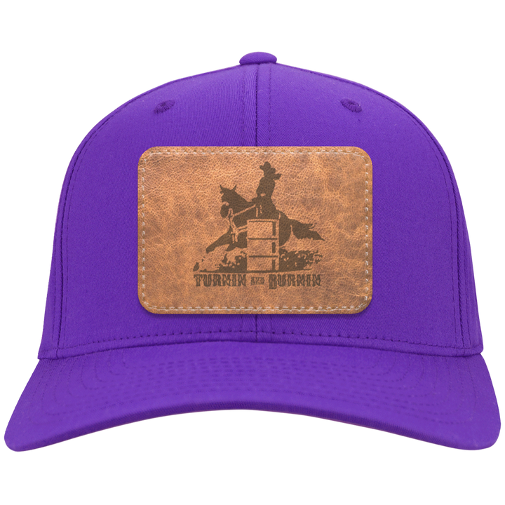 TURNIN AND BURNIN ON LEATHER CP80 Twill Cap - Patch
