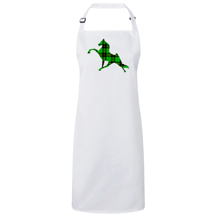 TWHGREENPLAIDFINAL RP150 Sustainable Unisex Bib Apron
