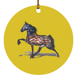 Tennessee Walking Horse Performance All American SUBORNC Circle Ornament