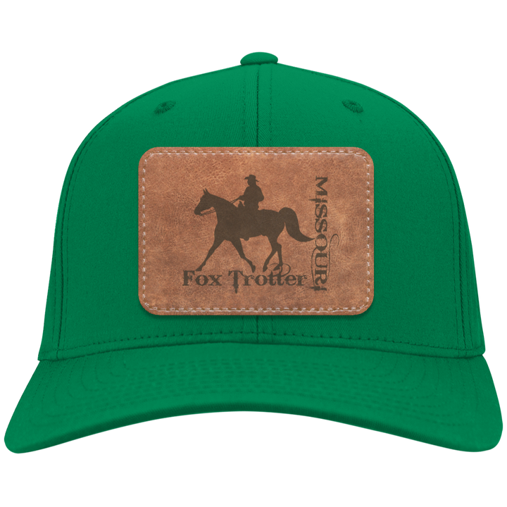 MISSOURI FOX TROTTER ON LEATHER CP80 Twill Cap - Patch