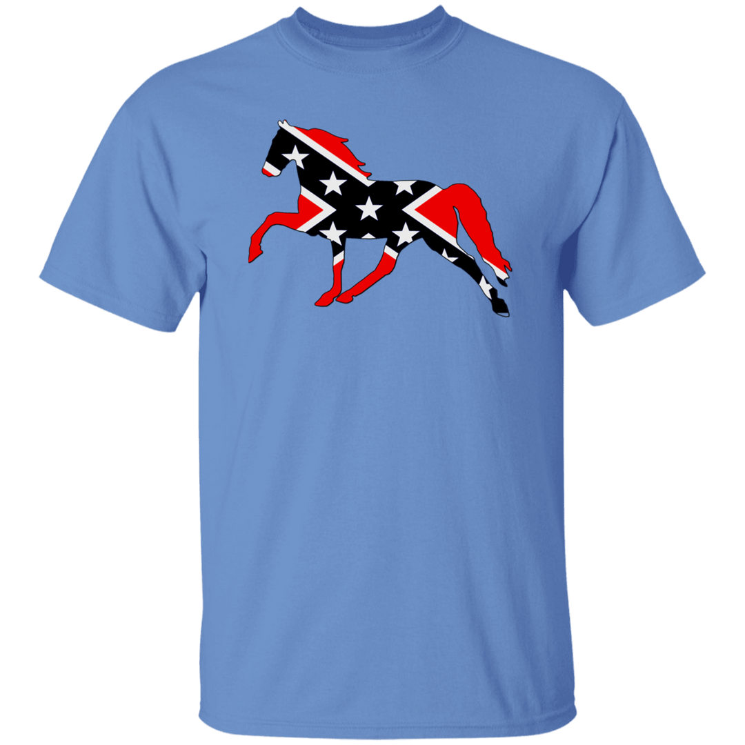 Rebel on the Rail Tennessee Walking Horse Pleasure G500 5.3 oz. T-Shirt