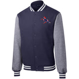 Rebel on the Rail Tennessee Walking Horse Performance ST270 Fleece Letterman Jacket