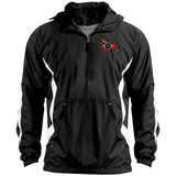 Rebel on the Rail Tennessee Walking Horse Pleasure JST63 Unisex Colorblock Raglan Anorak