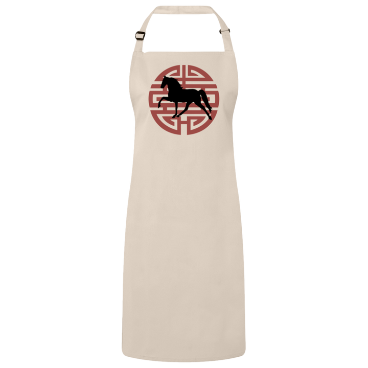 Tennessee Walking Horse Pleasure on Japanese Art RP150 Sustainable Unisex Bib Apron