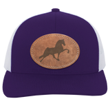 TENNESSEE WALKING HORSE PERFORMANCE LEATHER 104C Trucker Snap Back - Patch