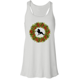 TWH PERFORMANCE CHRISTMAS WREATH B8800 Flowy Racerback Tank