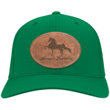 AMERICAN SADDLEBRED ON LEATHER CP80 Twill Cap - Patch