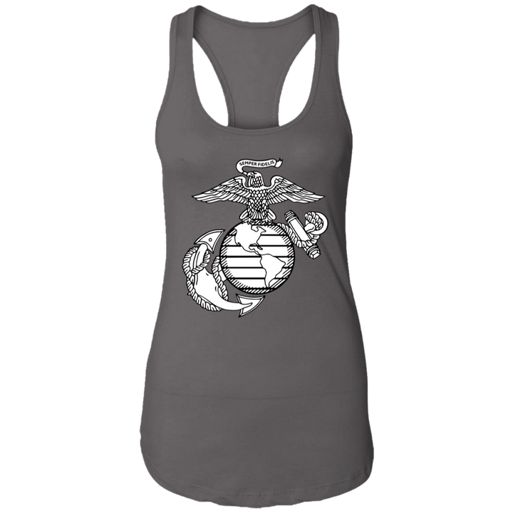 USMC EGA Symbol NL1533 Ladies Ideal Racerback Tank