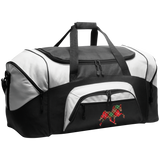 TENNESSEE WALKING HORSE DESIGN 3 JMD (RED PLAID) BG99 Colorblock Sport Duffel