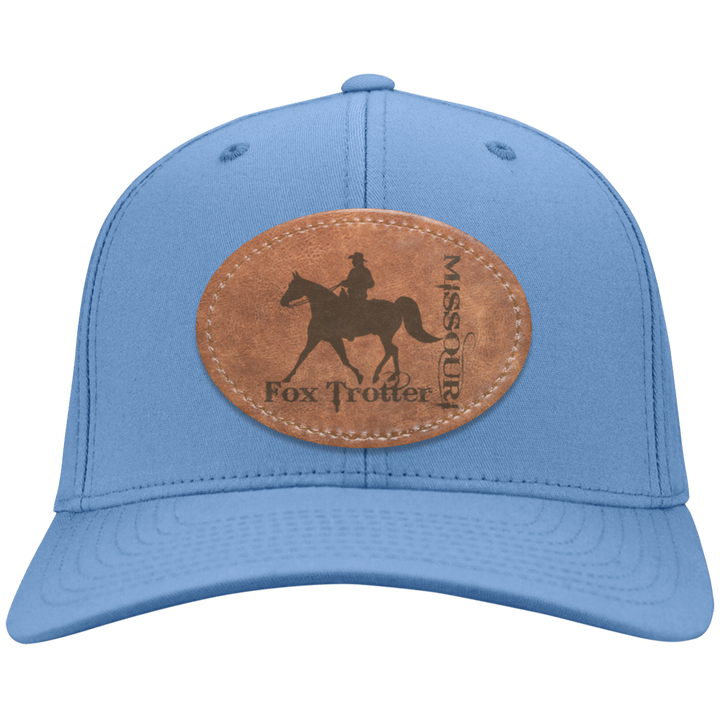 MISSOURI FOX TROTTER ON LEATHER CP80 Twill Cap - Patch