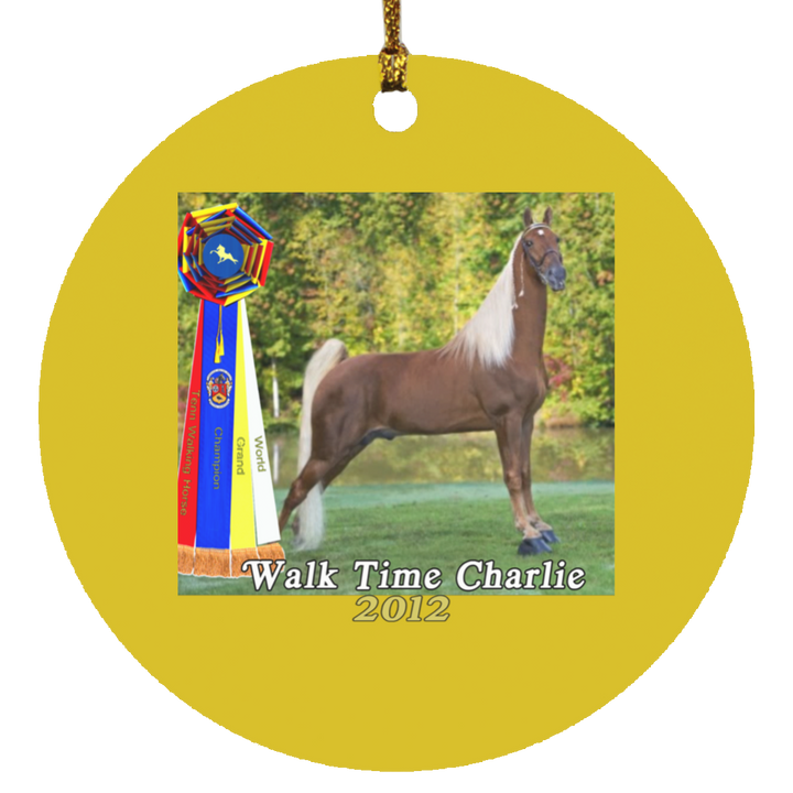 WGC WALK TIME CHARLIE SUBORNC Circle Ornament