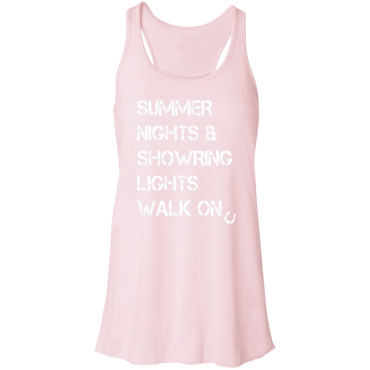 Summer Nights Showring Lights Walk On B8800 Flowy Racerback Tank