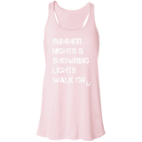Summer Nights Showring Lights Walk On B8800 Flowy Racerback Tank