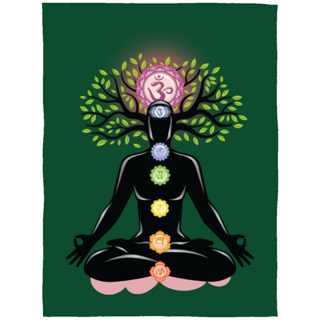 CHAKRAS PLUSH BLANKET (12 STYLES AND SIZES)