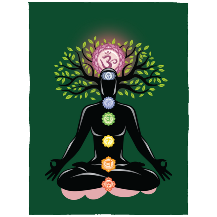 CHAKRAS PLUSH BLANKET (12 STYLES AND SIZES)