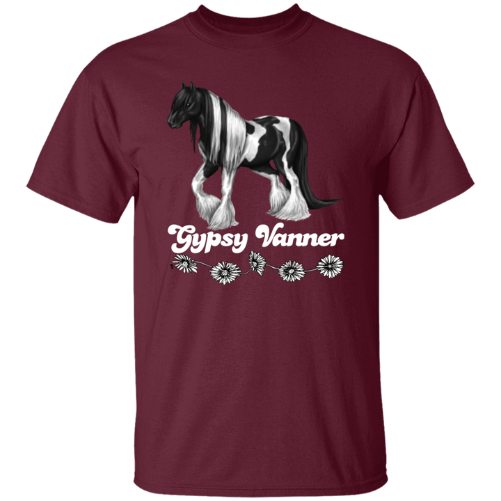 GYPSY VANNER 4HORSE (WHITE) G500 5.3 oz. T-Shirt