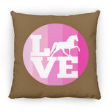 LOVE TWH PLEASURE SHADES OF PINK ZP16 Medium Square Pillow