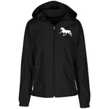 Tennessee Walking Horse (Pleasure) - Copy LST76 Ladies' Jersey-Lined Hooded Windbreaker