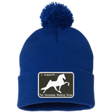 I SUPPORT THE TWH -RECTANGLE SP15 Pom Pom Knit Cap - Patch