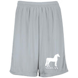 MORGAN 2 1844 Moisture-Wicking 9 inch Inseam Mesh Shorts
