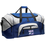 I RIDE LIKE A GIRL (TWH PLEASURE) BG99 Colorblock Sport Duffel