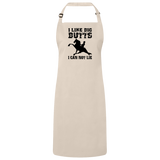 I LIKE BIG BUTTS(blk) RP150 Sustainable Unisex Bib Apron