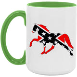 Rebel on the Rail Tennessee Walking Horse Pleasure AM15OZ 15oz. Accent Mug