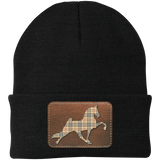 TENNESSEE WALKING HORSE PERFORMANCE LEATHER BURBURY CP90 Knit Cap - Patch