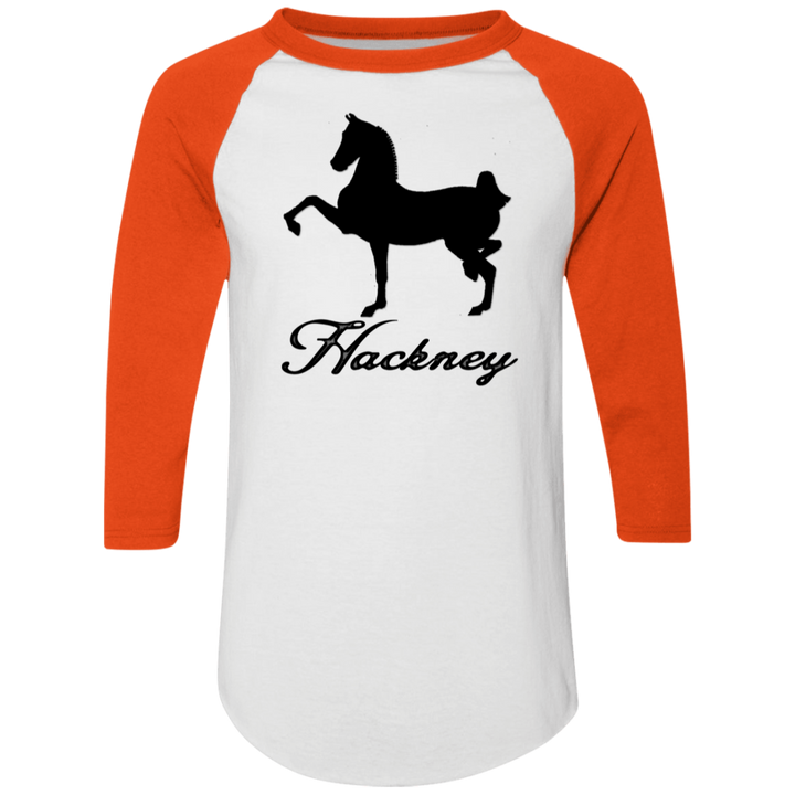 HACKNEY DESIGN 1 (black) 4HORSE 4420 Colorblock Raglan Jersey