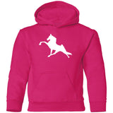 Tennessee Walking Horse Performance (WHITE) G185B Youth Pullover Hoodie