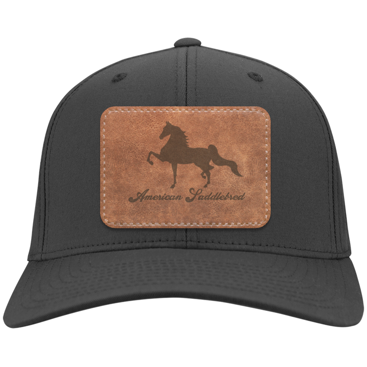 AMERICAN SADDLEBRED ON LEATHER CP80 Twill Cap - Patch