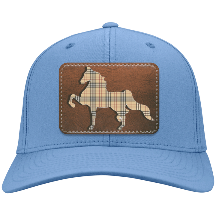 AMERICAN SADDLEBRED LEATHER PATCH (BURBURY) CP80 Twill Cap - Patch