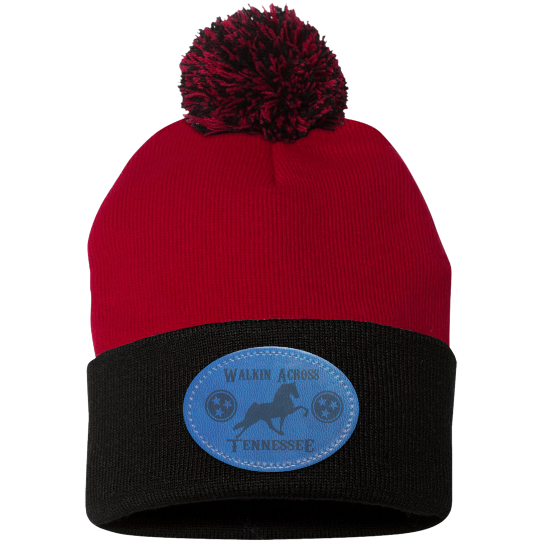 WALKIN ACROSS TENNESSEE TWH SP15 Pom Pom Knit Cap - Patch