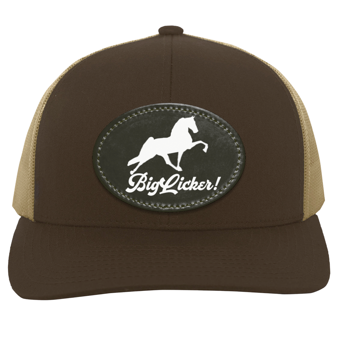 BIG LICKER OVAL 104C Trucker Snap Back - Patch