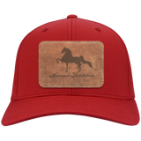 AMERICAN SADDLEBRED ON LEATHER CP80 Twill Cap - Patch
