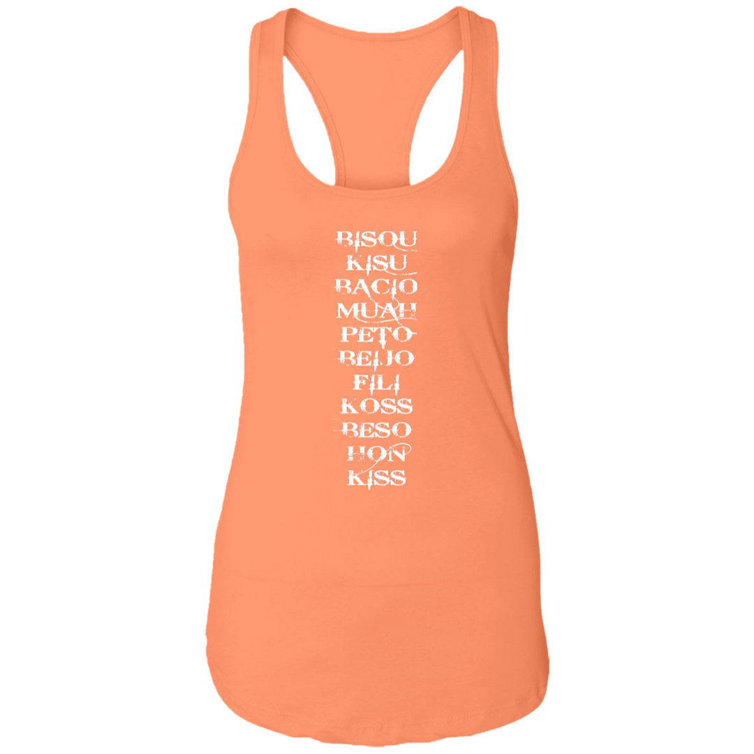 OLD983INWHITE NL1533 Ladies Ideal Racerback Tank