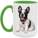 FRENCHIE PUPPY (5) AM15OZ 15oz. Accent Mug