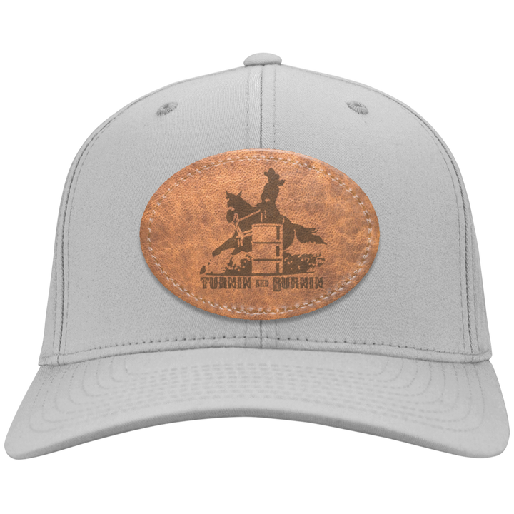 TURNIN AND BURNIN ON LEATHER CP80 Twill Cap - Patch