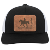 MISSOURI FOX TROTTER ON LEATHER 104C Trucker Snap Back - Patch